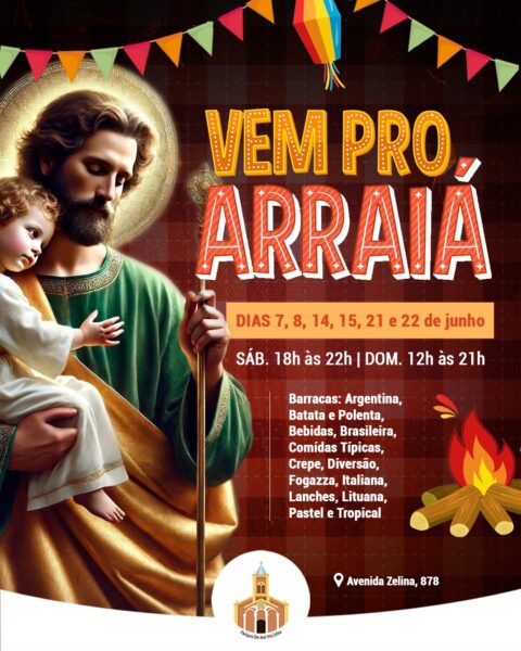 Festa Junina da Paróquia São José de Vila Zelina no ano de 2025