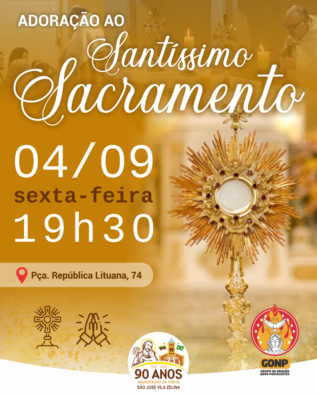 par são josé - adoração ao santíssimo - 09 setembro