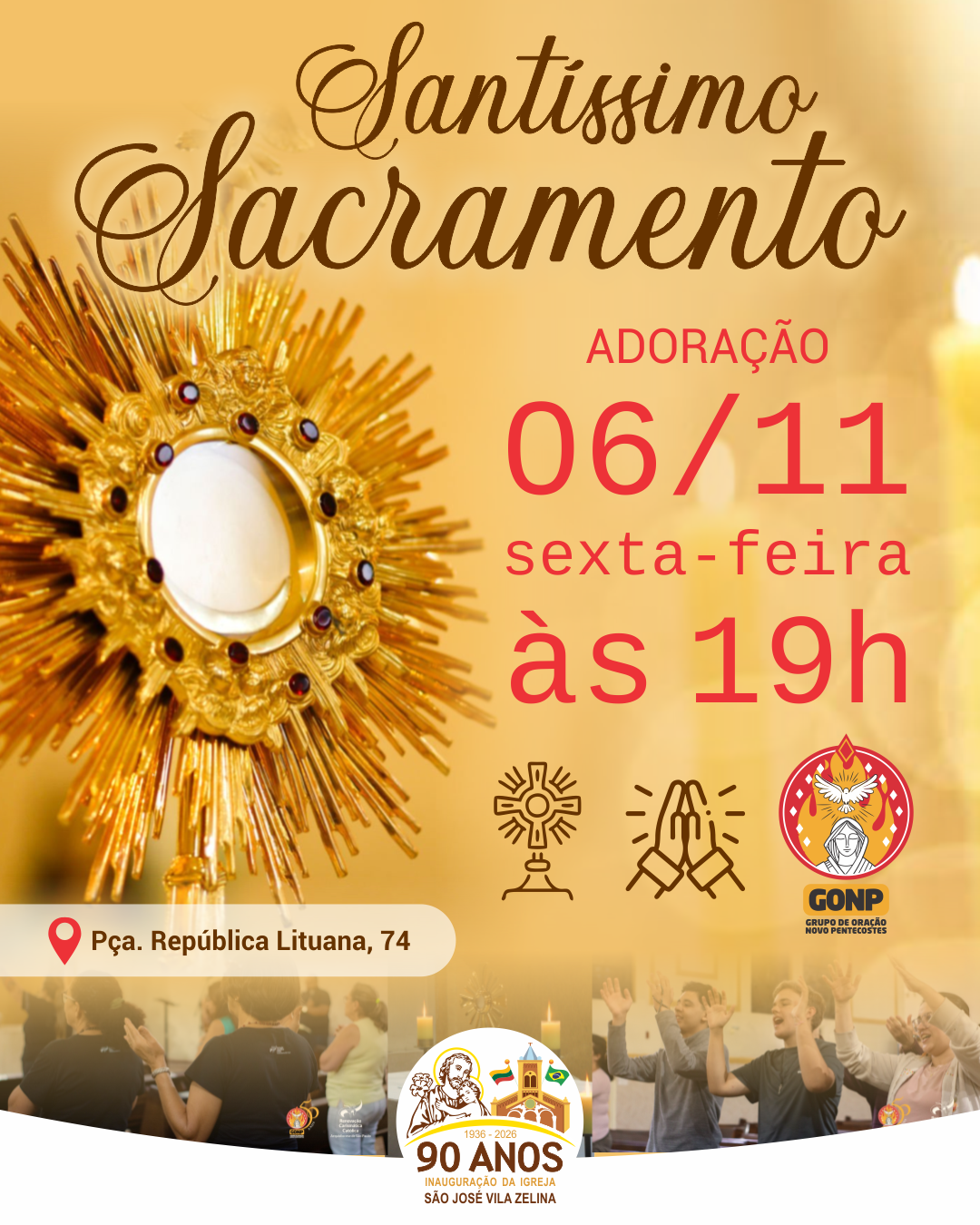 par são josé - adoração ao santíssimo - 06 novembro
