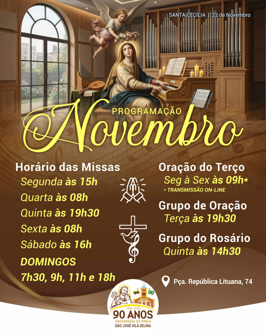 par são josé - programação novembro