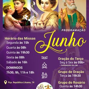 Programação Junho de 2026